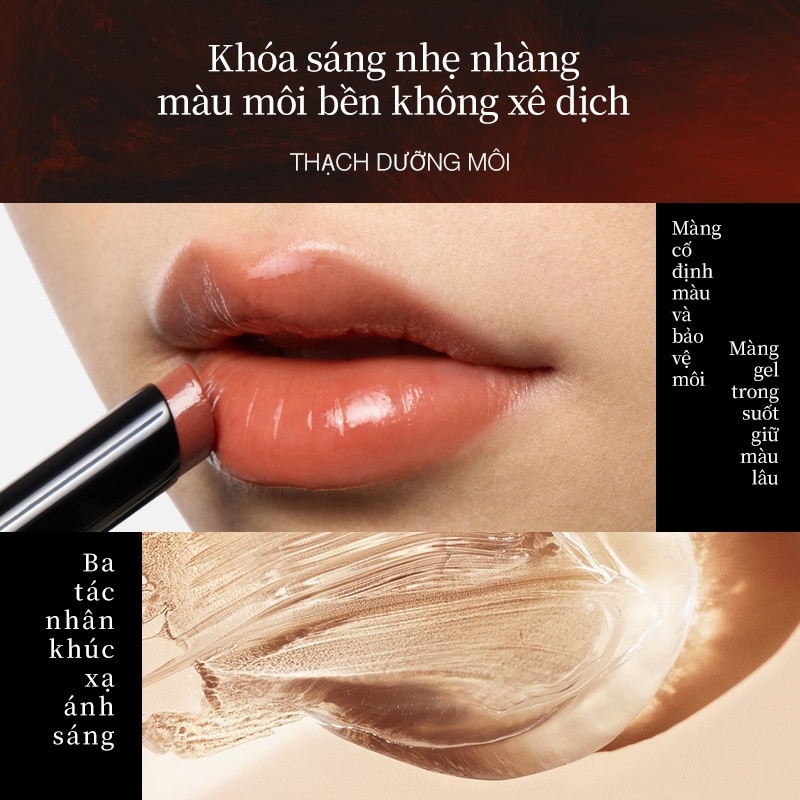 [MULANSHI] Son dưỡng có màu Mooekiss Mulanshi Double Peptide Lip Serum 2.2g_thumbnail_3