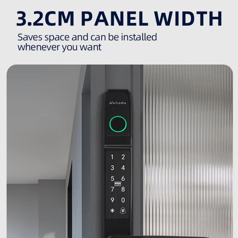 Khóa Thông Minh Kachi MK47 Chính Hãng - Chuyên Dụng Cho Cửa Nhôm Xingfa & Đố Hẹp_thumbnail_3