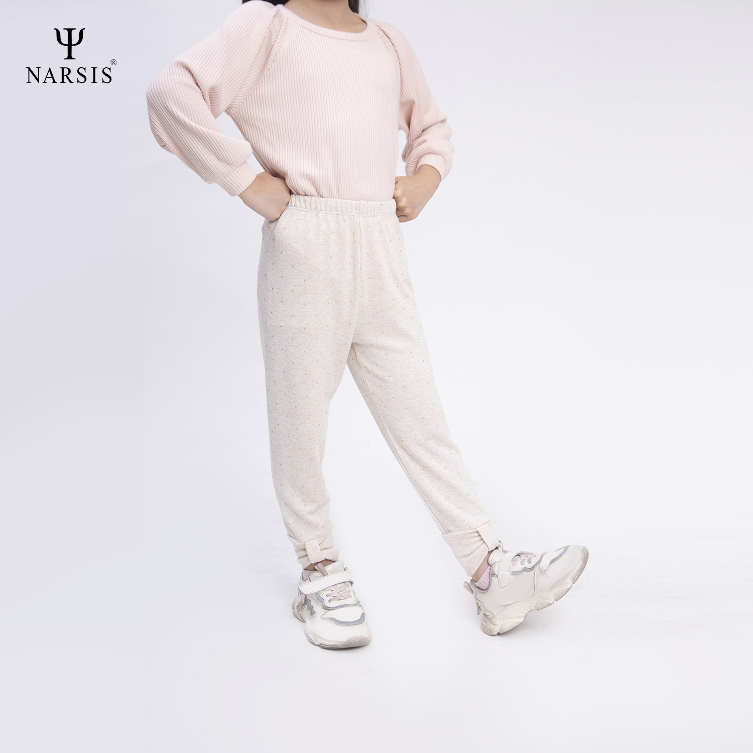 QUẦN THU ĐÔNG BÉ GÁI KP0003 NARSIS VẢI LEN COTTON ẤM ÁP, THOÁNG MÁT, GIỮ ẤM TỐT, MỀM MẠI