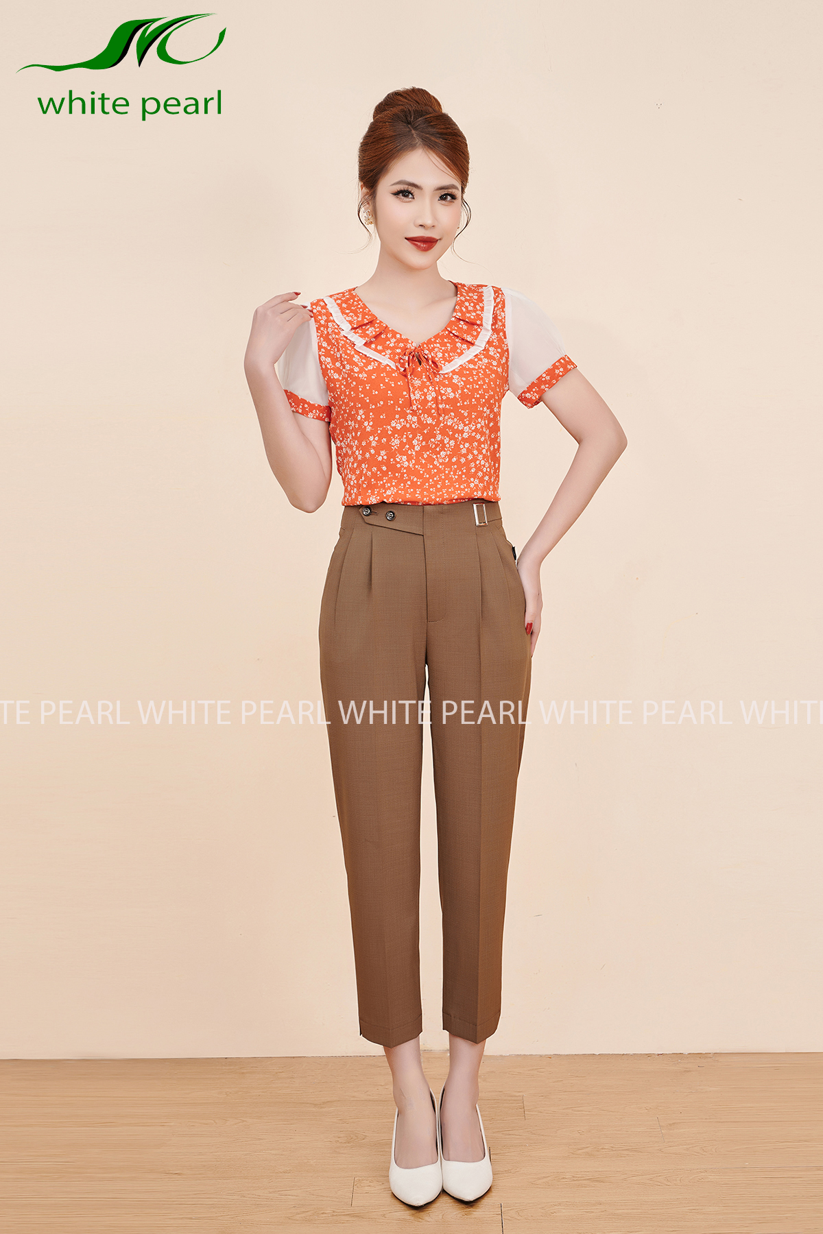 Quần âu nữ dáng baggy thời trang công sở cao cấp White Pearl_thumbnail_0