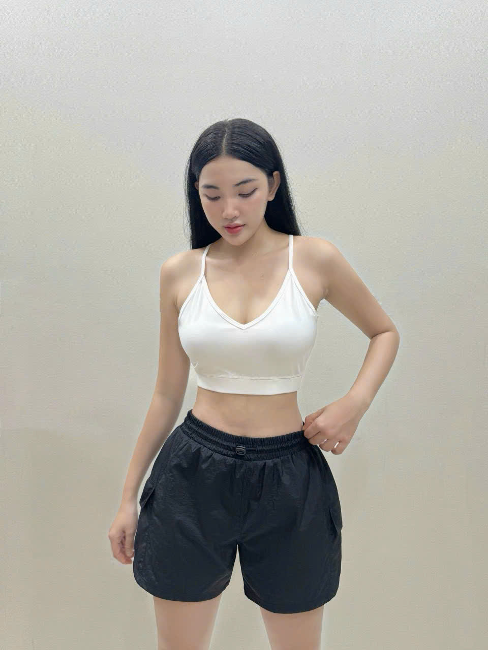 Quần Đùi Thể Thao Túi Hộp, Dáng Boexr 2Lớp