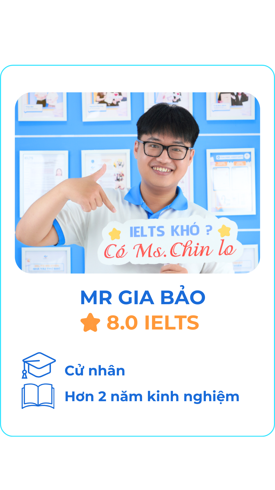 Cử nhân Ngôn Ngữ Anh Đại học FPT Hơn 2 năm kinh nghiệm dạy IELTS
