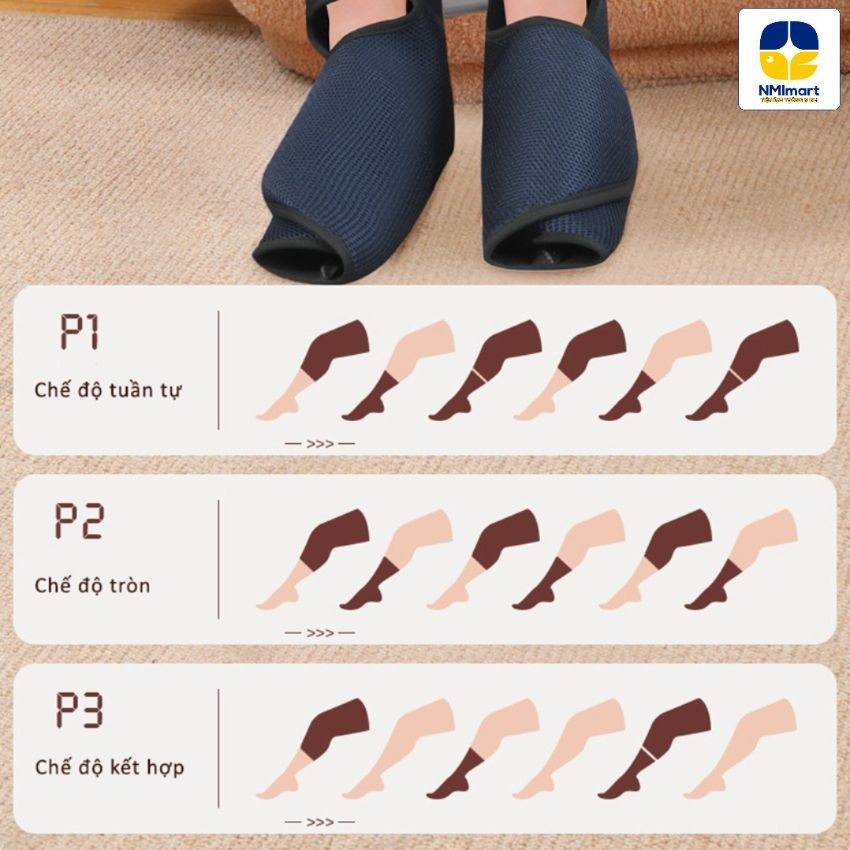 Máy Massage Chân NMIMART Khí Nén Trị Liệu Giãn Tĩnh Mạch_thumbnail_5