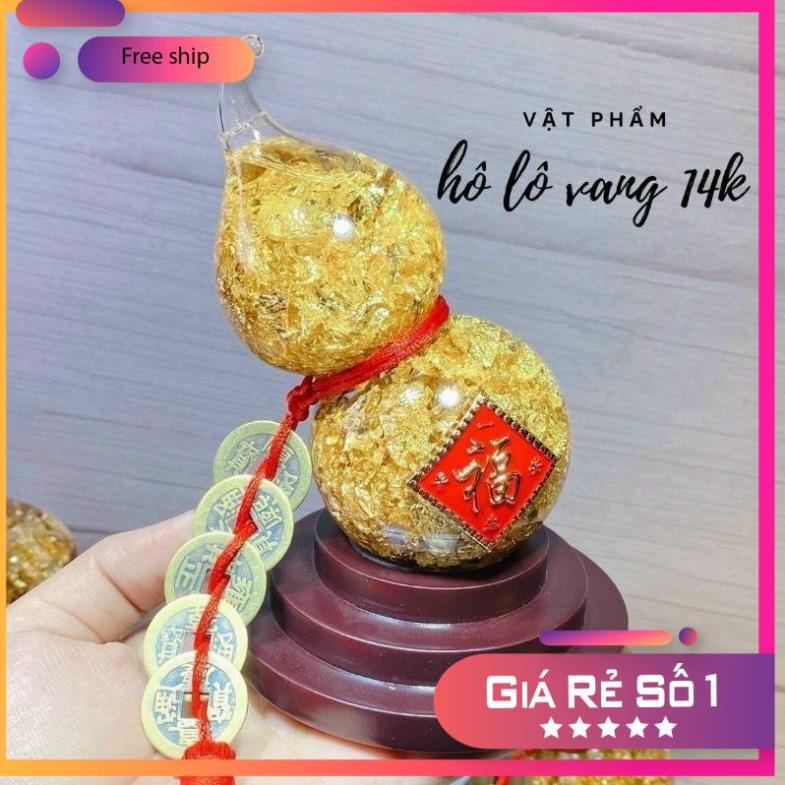 Hồ Lô Vàng Lá Phong Thuỷ Chiêu Tài Hút Lộc_thumbnail_2