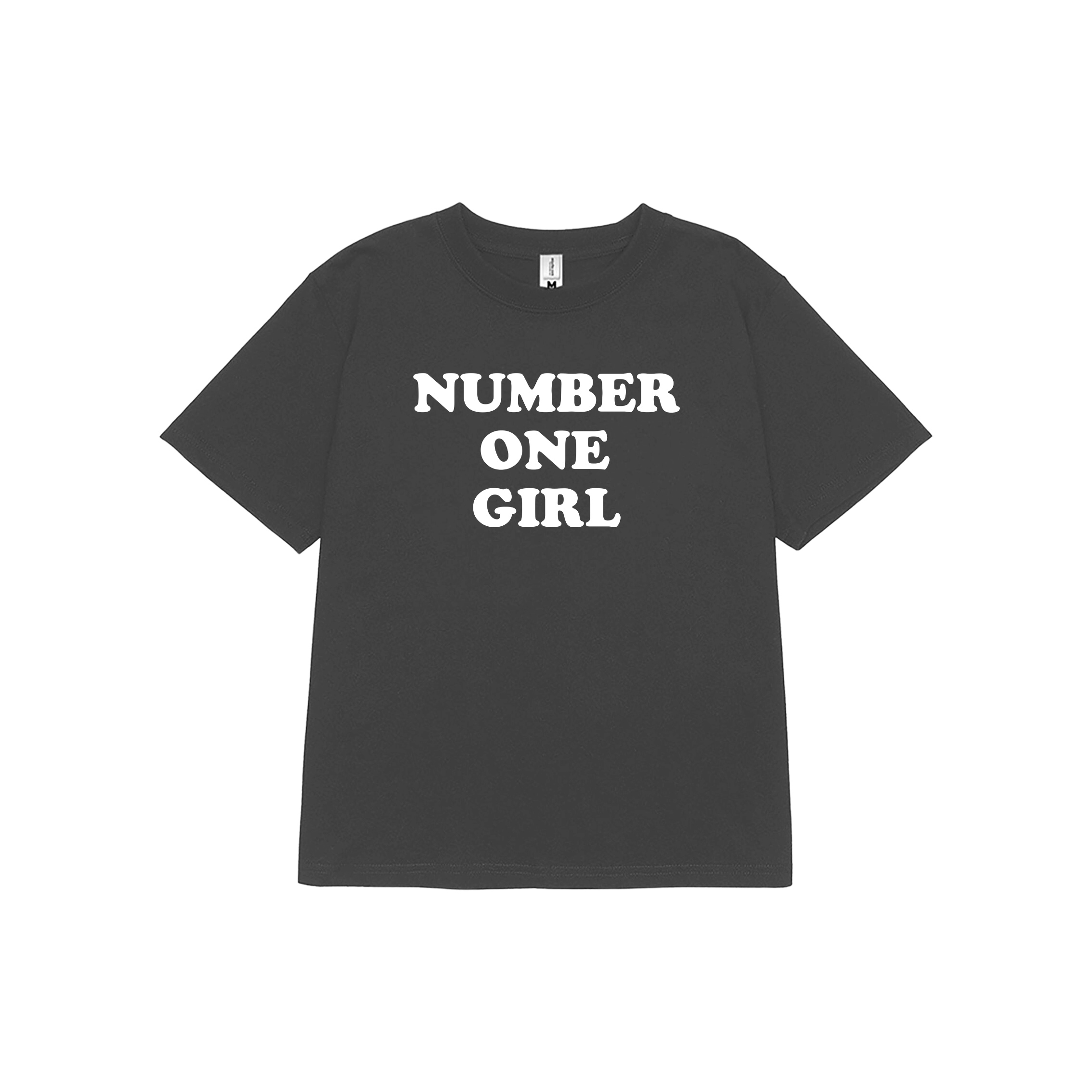 Áo baby tee ôm number one girl 1978 Miucho cổ tròn vải cotton 4c thoáng mát in basic