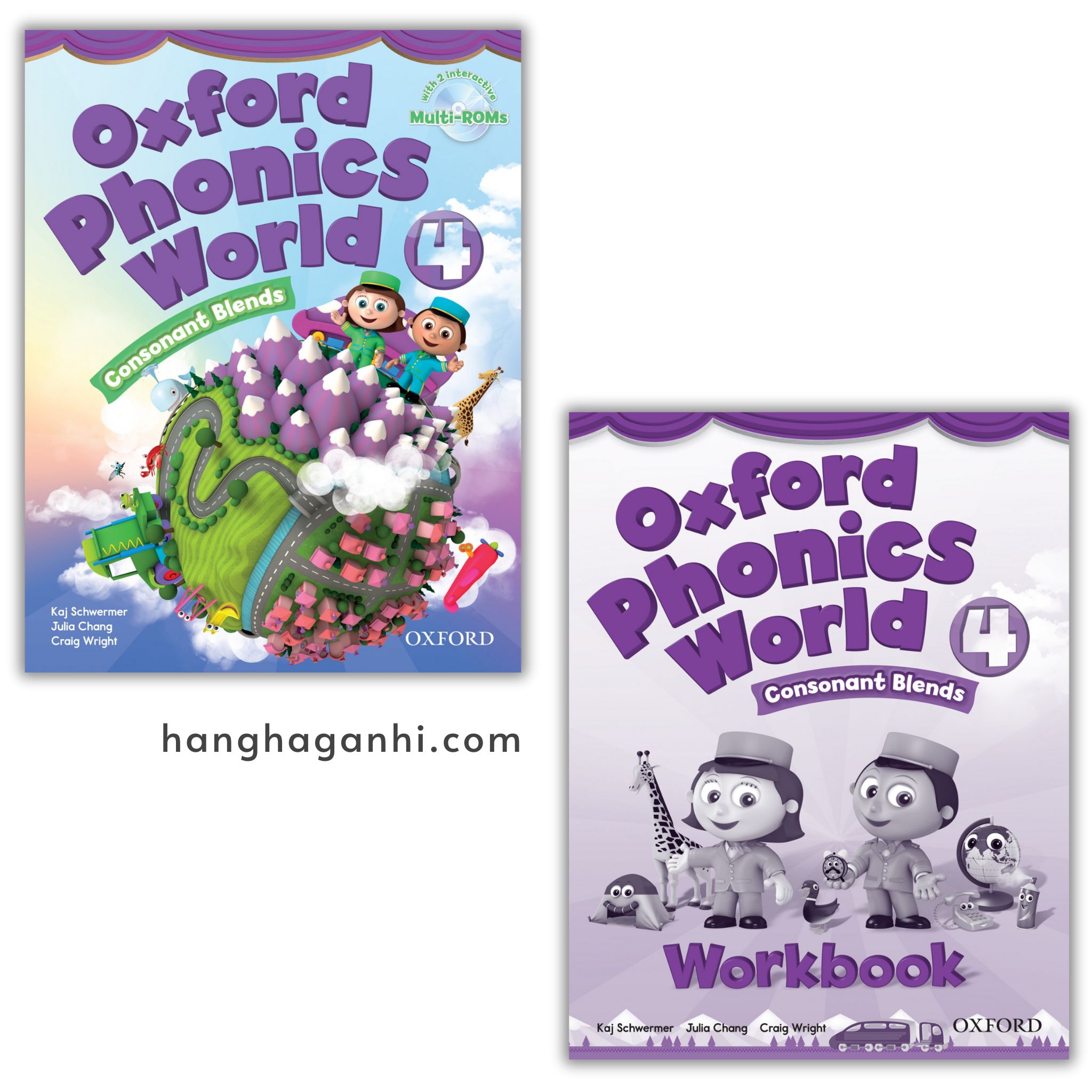 Oxford Phonics World level 4 ( SB-WB) – Tặng kèm File nghe và video