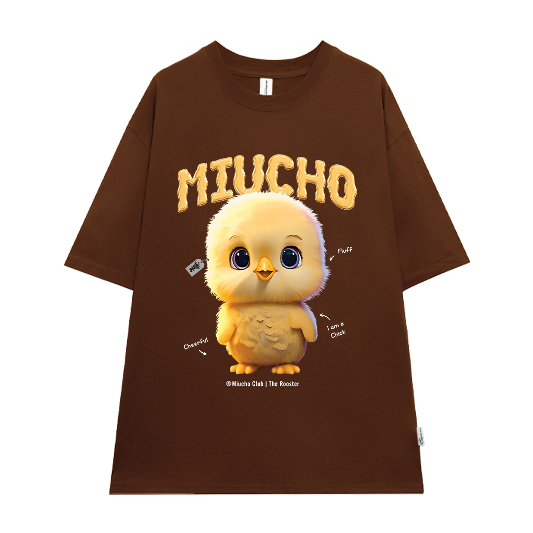 Áo thun form rộng 12 con giáp tuổi Dậu ATD1240 Miucho tay ngắn cổ tròn in mix_thumbnail_11