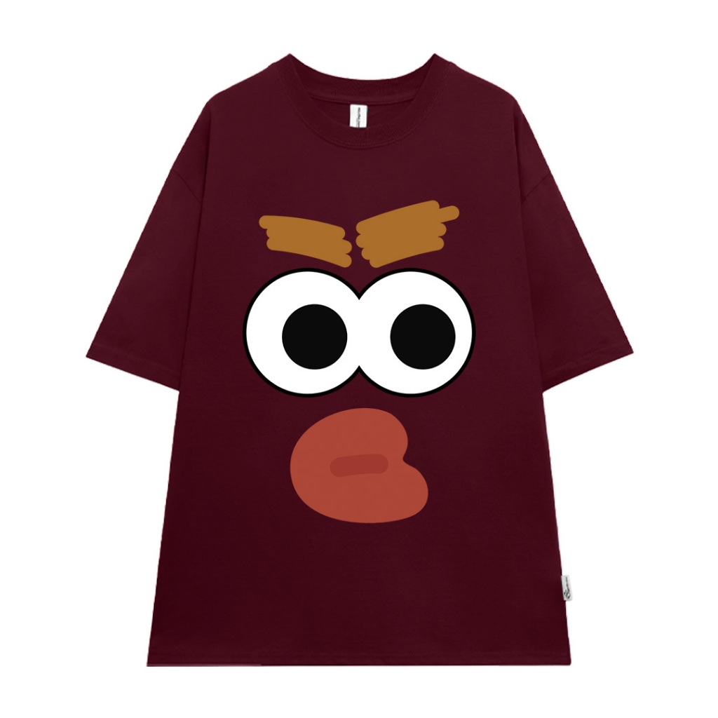 Áo thun couple cặp đôi hình thú mỏ vịt form rộng unisexATD1059 Miucho tay lỡ cổ tròn in artwork_thumbnail_18