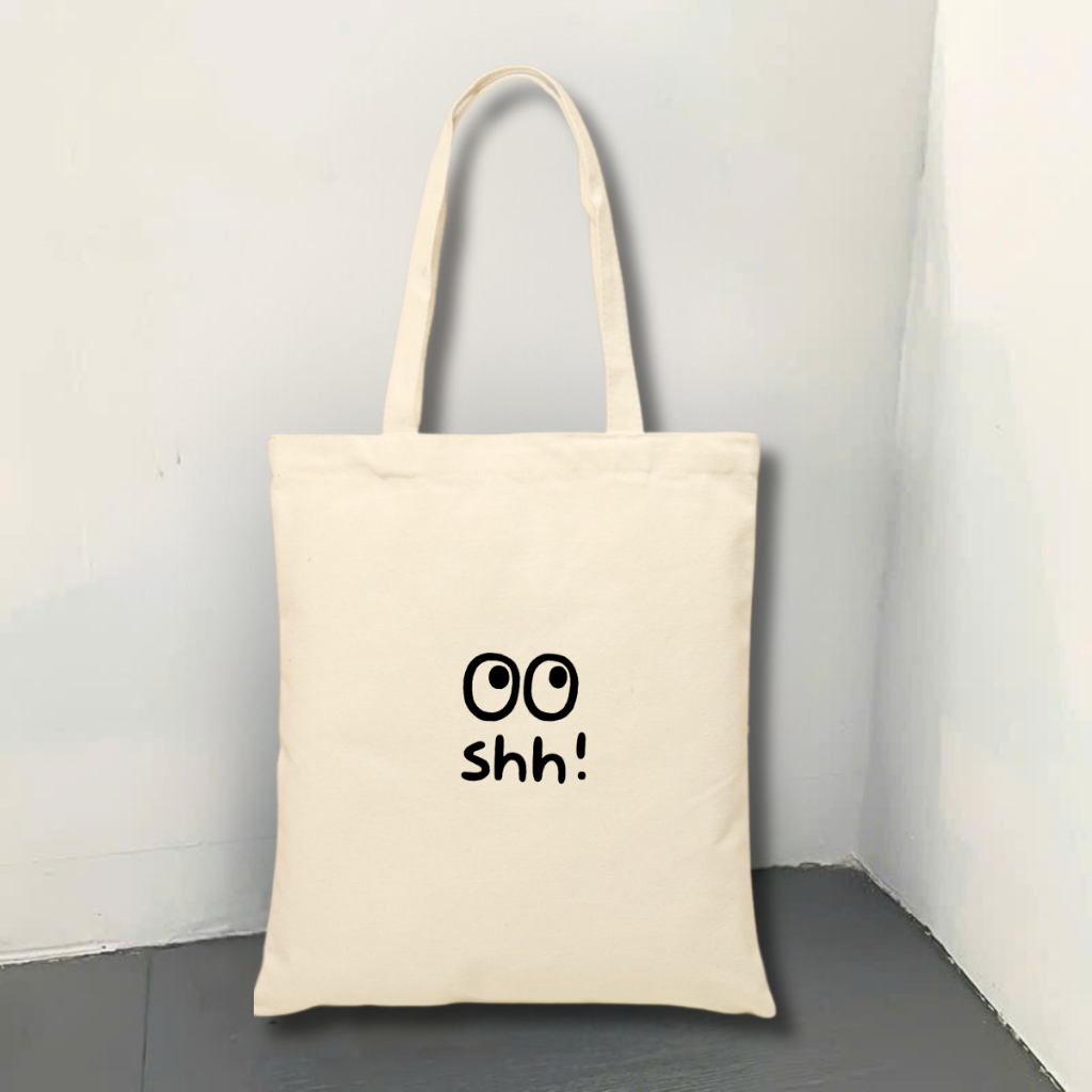 Túi tote vải canvas We Tee phong cách Hàn Quốc có khoá kéo và ngăn phụ - TOTE03_thumbnail_25