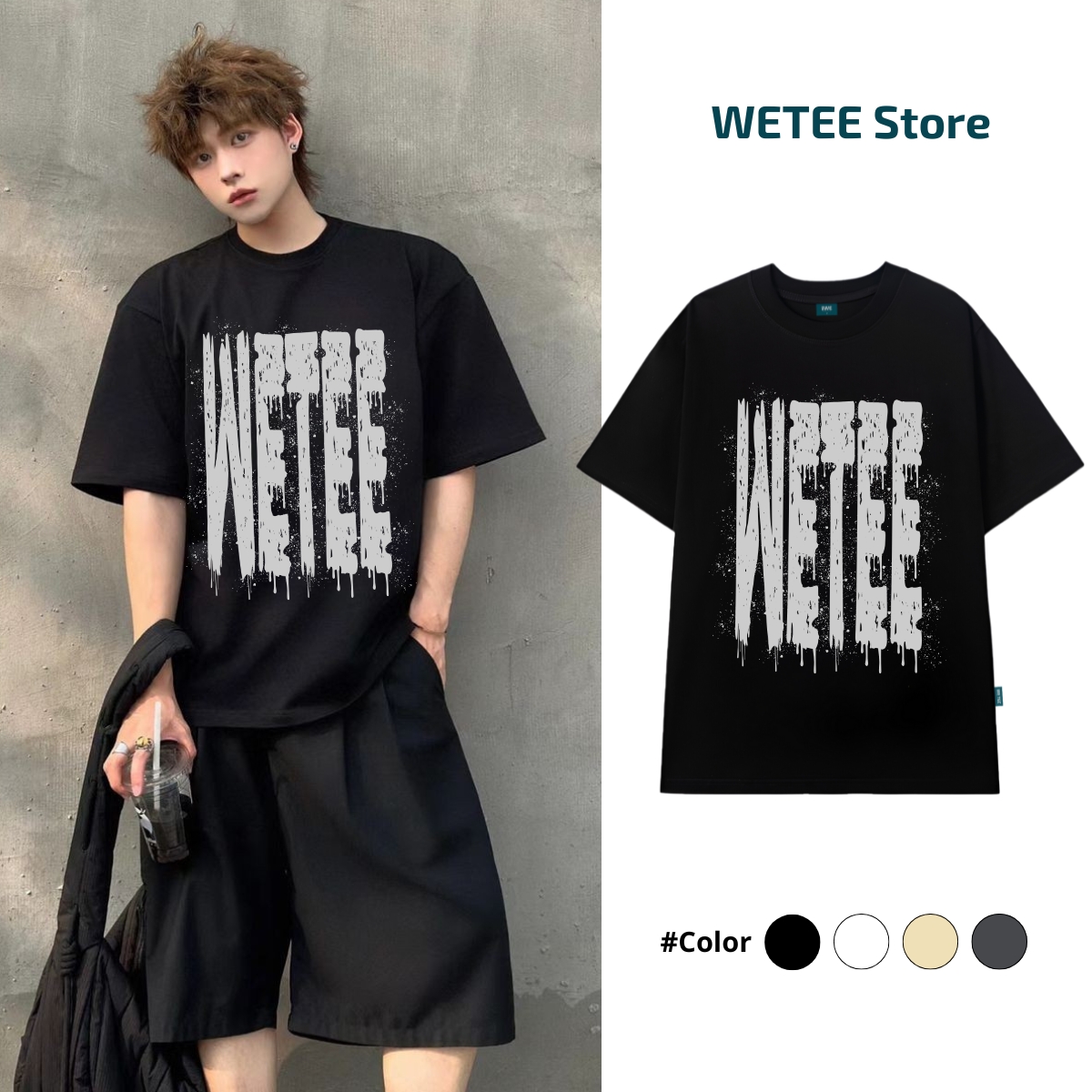 Áo thun local brand WE TEE signature Vintage Streetwear - WU0982