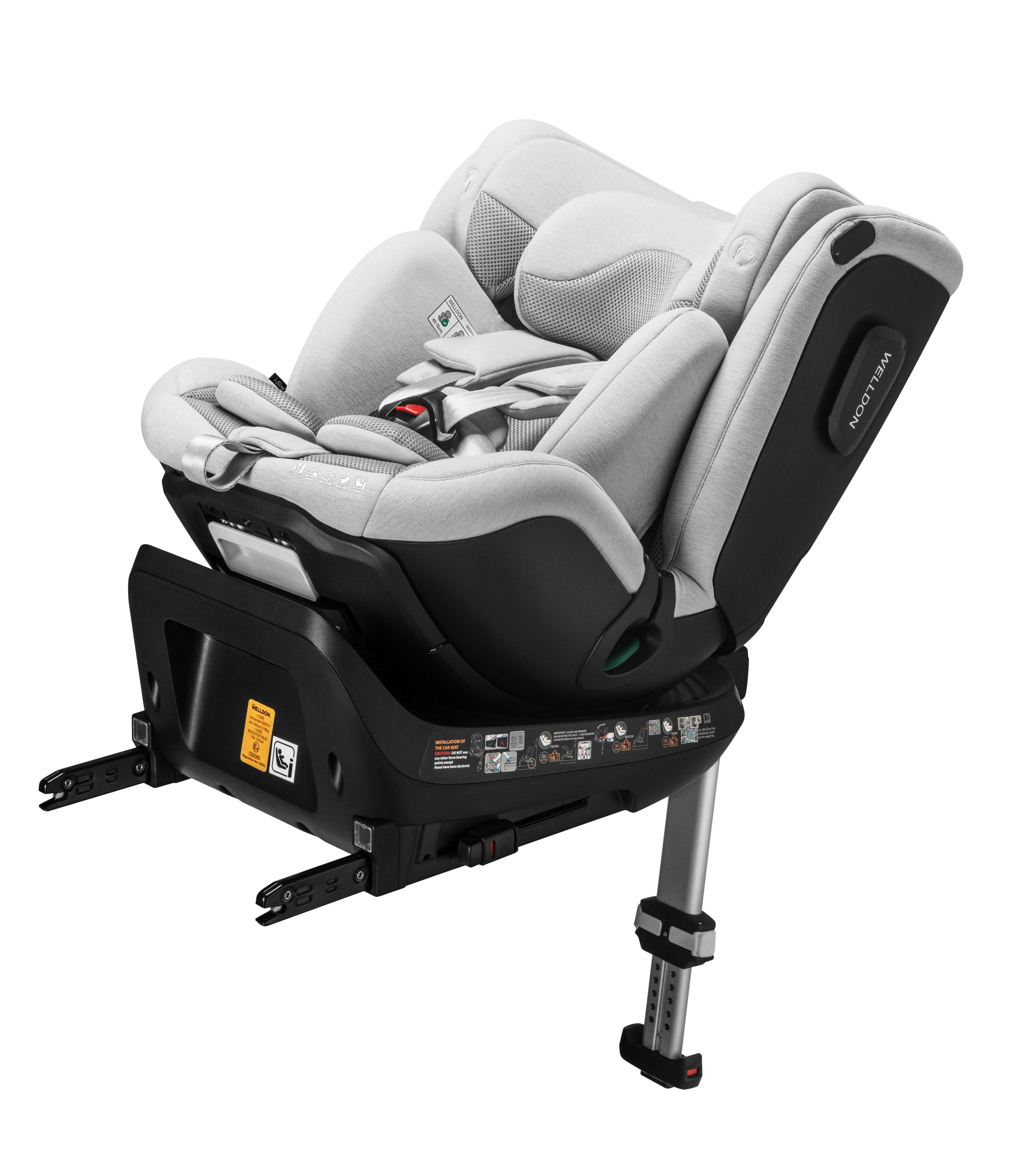 Ghế ngồi an toàn trên ô tô cho trẻ em Welldon Smart Rotate 2 Pro+ 40-125cm  [NHẬP CODE 