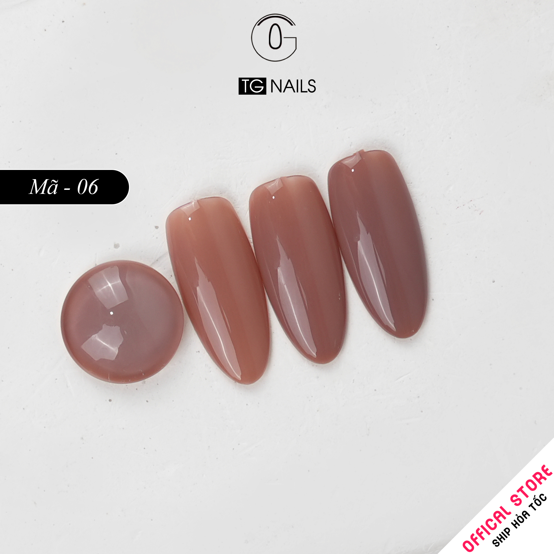 Sơn gel thạch đục TG cọ tròn chai hồng 15ml_thumbnail_12