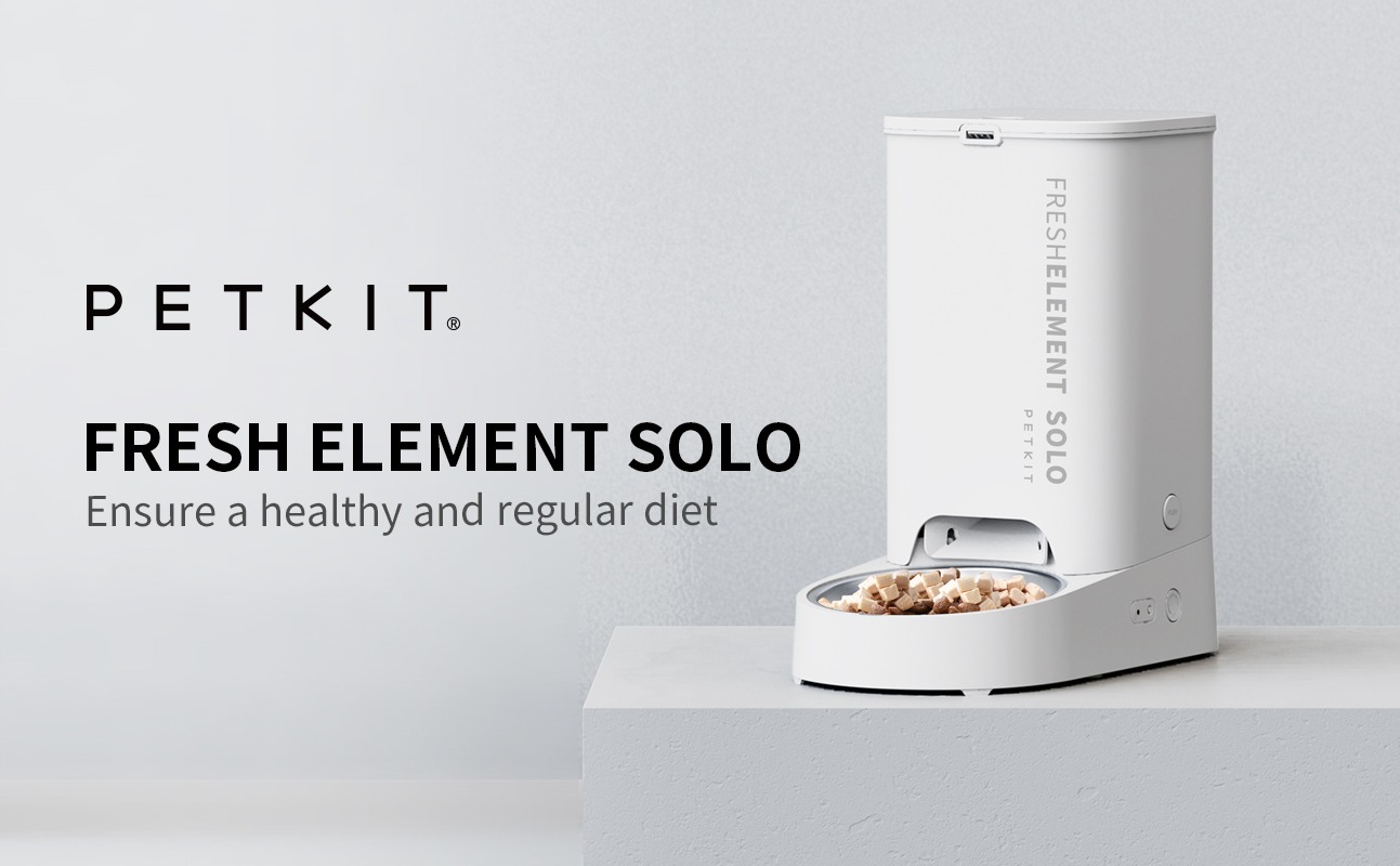 PETKIT Fresh Element Solo Automatic Pet Feeder - White