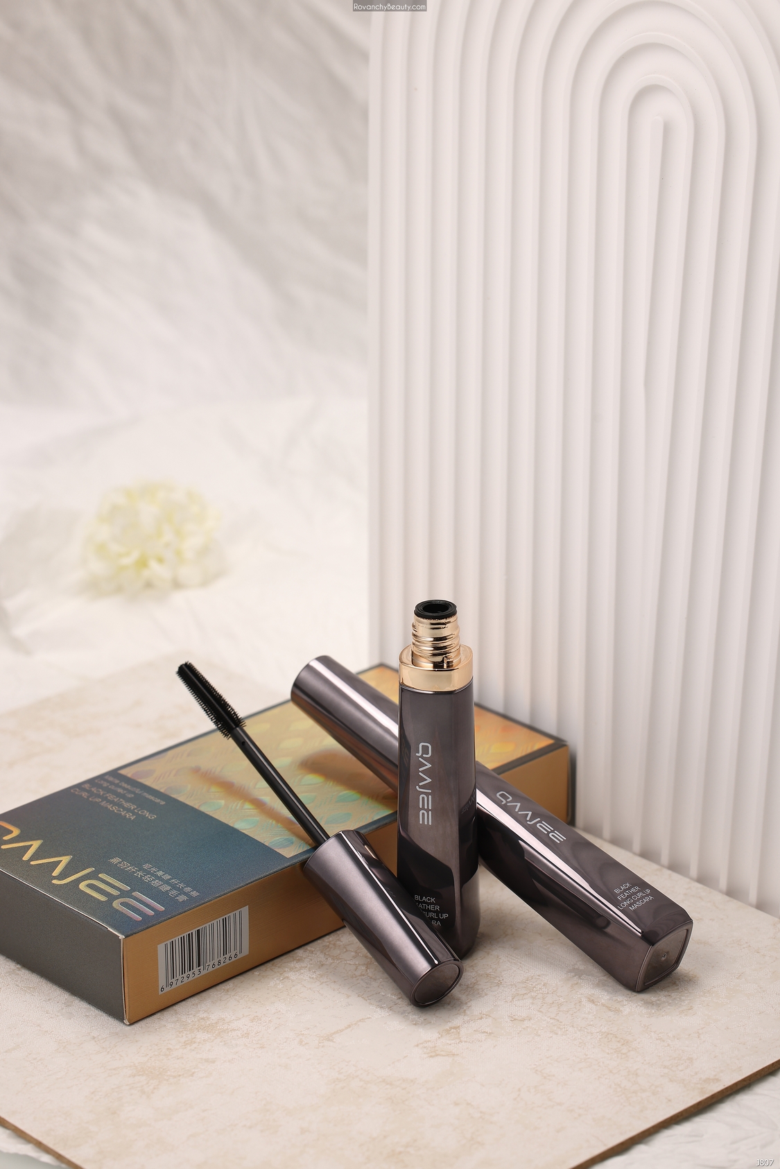 Mascara QAAJEE J807 - Làm Dài Và Cong Mi, Chống Trôi, Bền Màu Suốt 24H_thumbnail_8