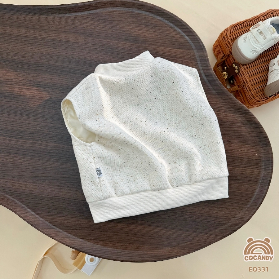 Áo gile BE NHẠT cổ tròn khoá kéo_thumbnail_2