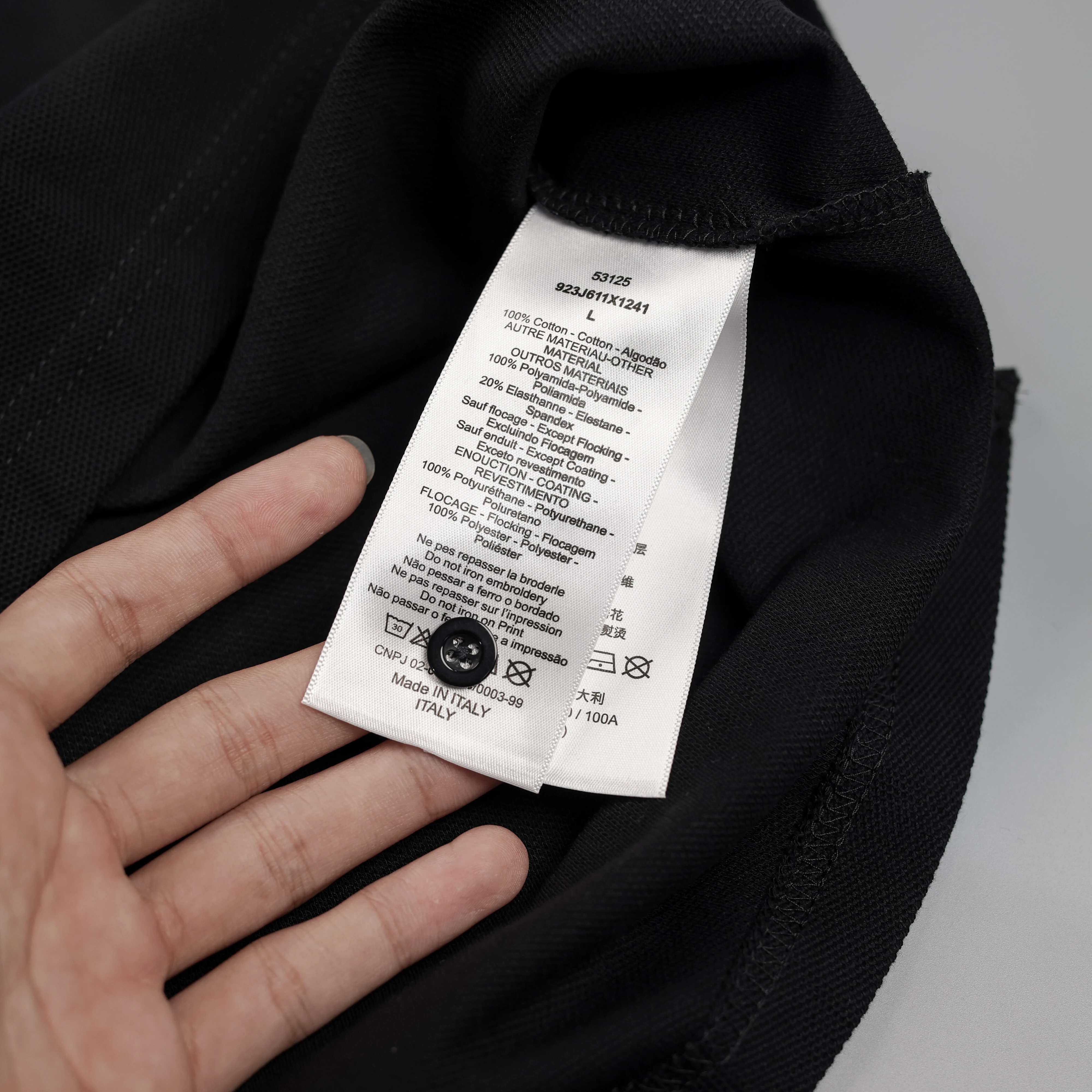 PL83844 - Polo Sét Đen Phối Trắng_thumbnail_6