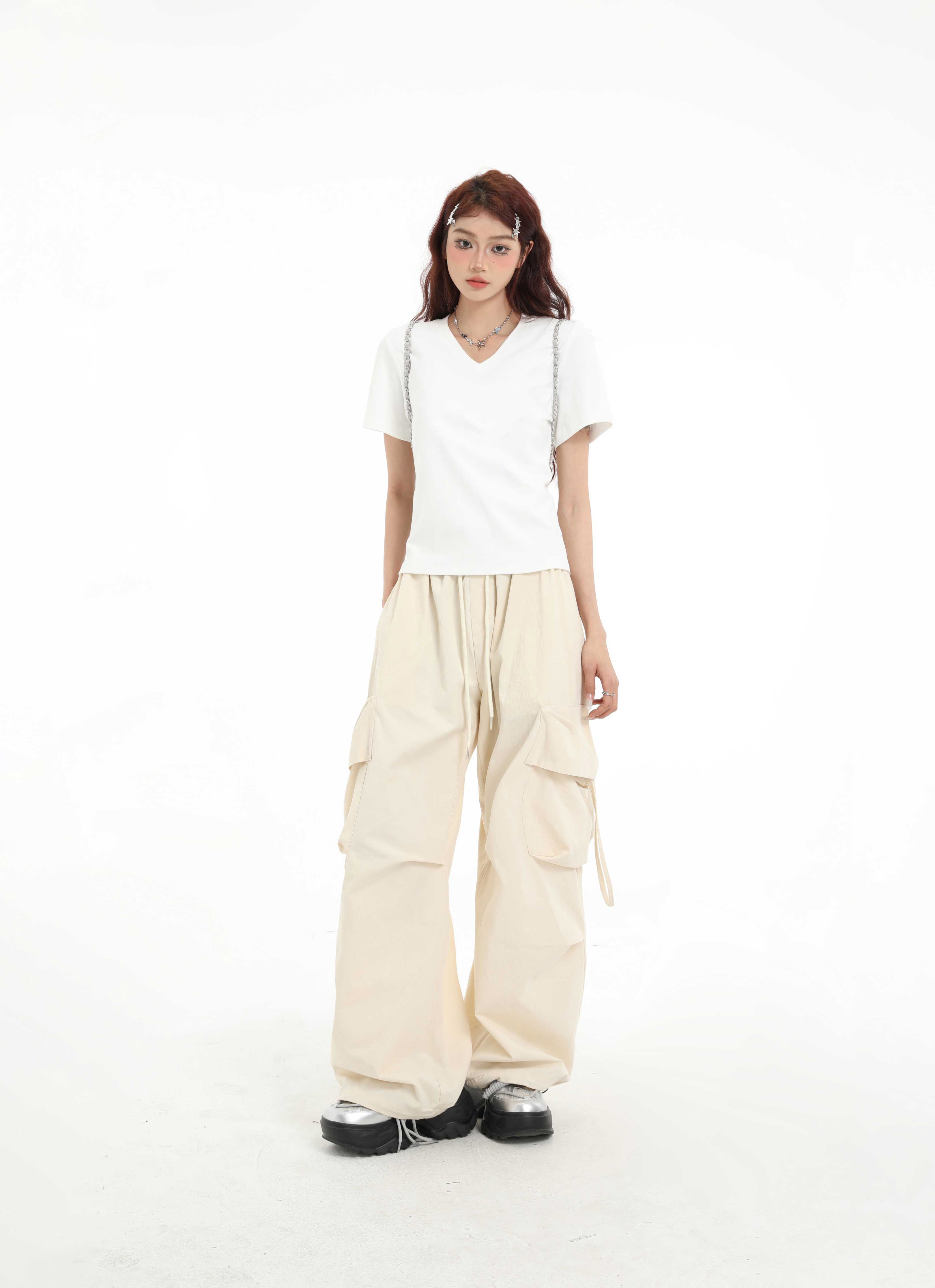 Áo thun baby tee cổ tim form ôm ABCTT01 Miucho vải cotton co giản thoáng mát in basic_thumbnail_6