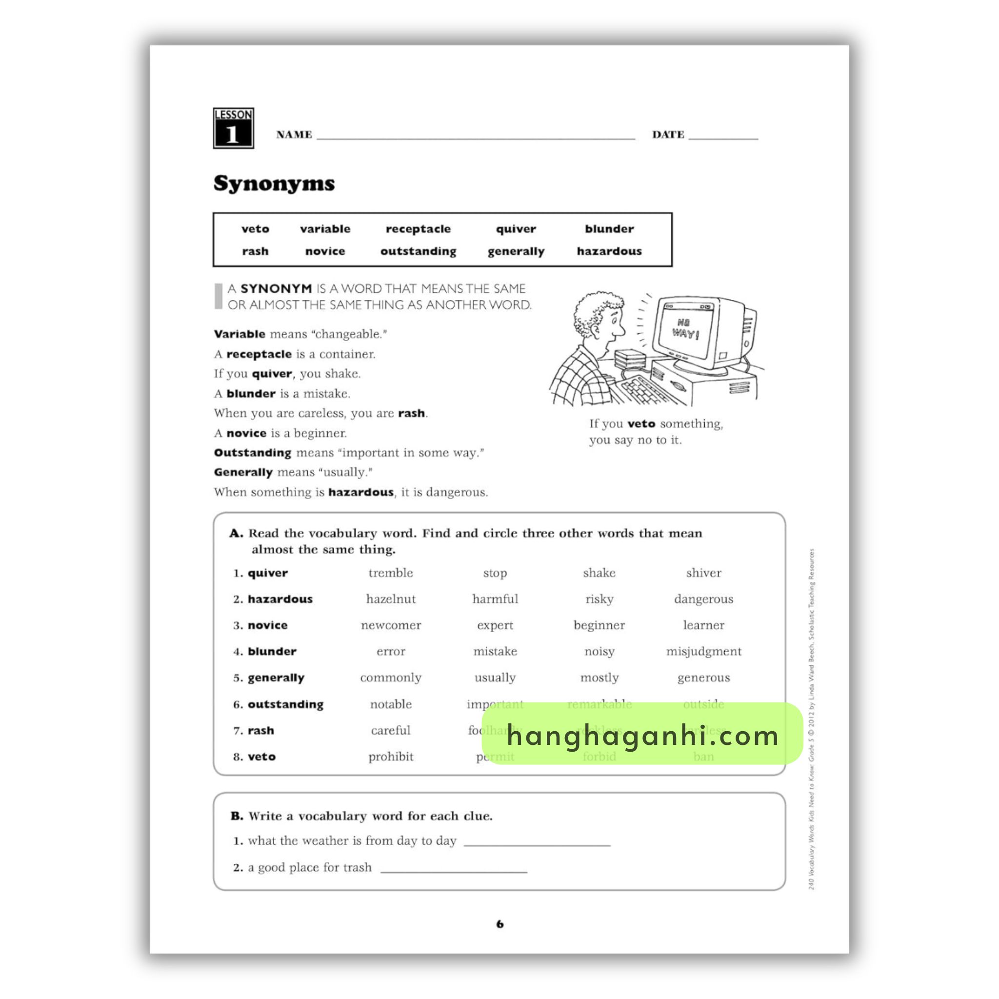 Sách 240 Vocabulary Words Kids Need To Know – Trọn bộ 6 cuốn_thumbnail_14