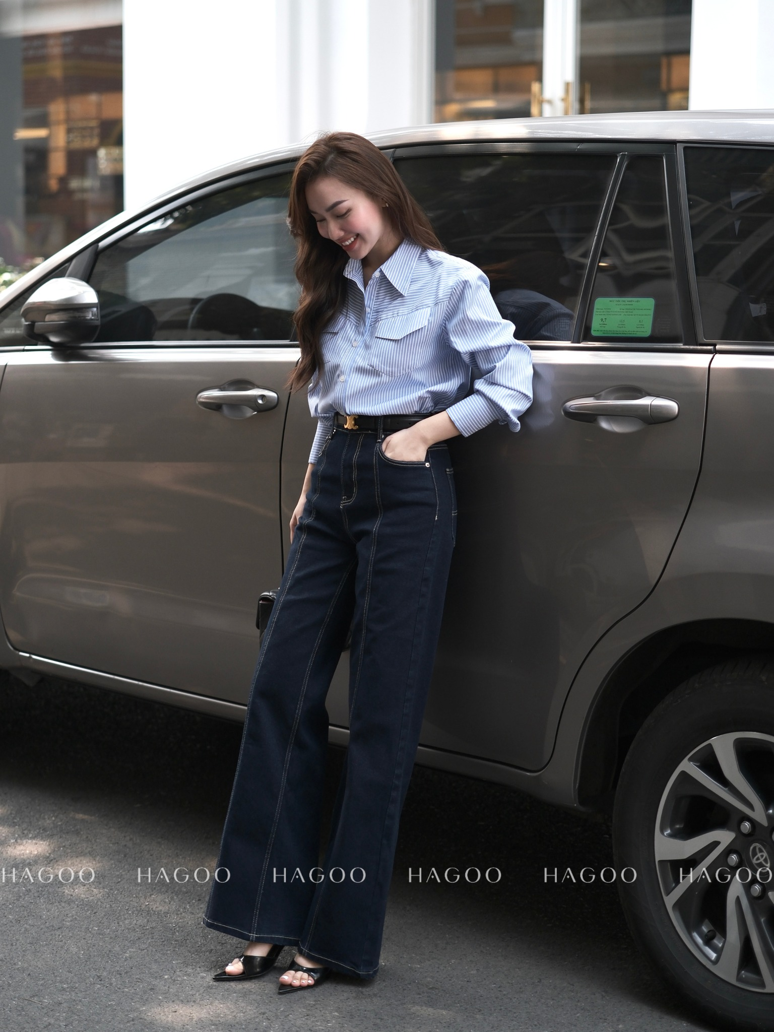 Quần jeans dáng đứng HAGOO_thumbnail_2