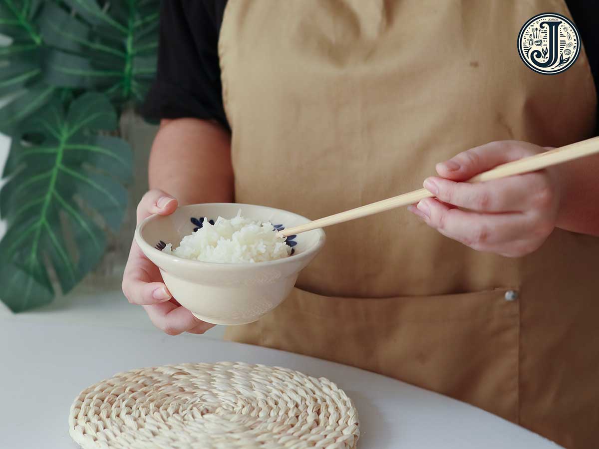 Chén chiết yêu 13cm gốm cao cấp họa tiết lá  J000244_thumbnail_6