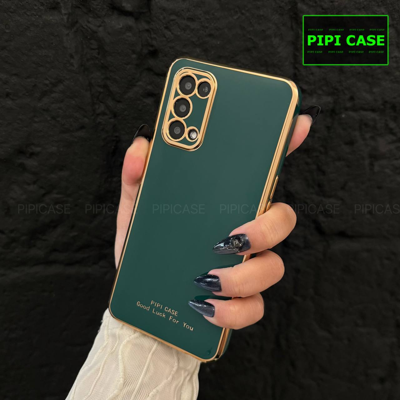 Ốp Lưng Oppo Reno 5 - Royal - Xanh Lá