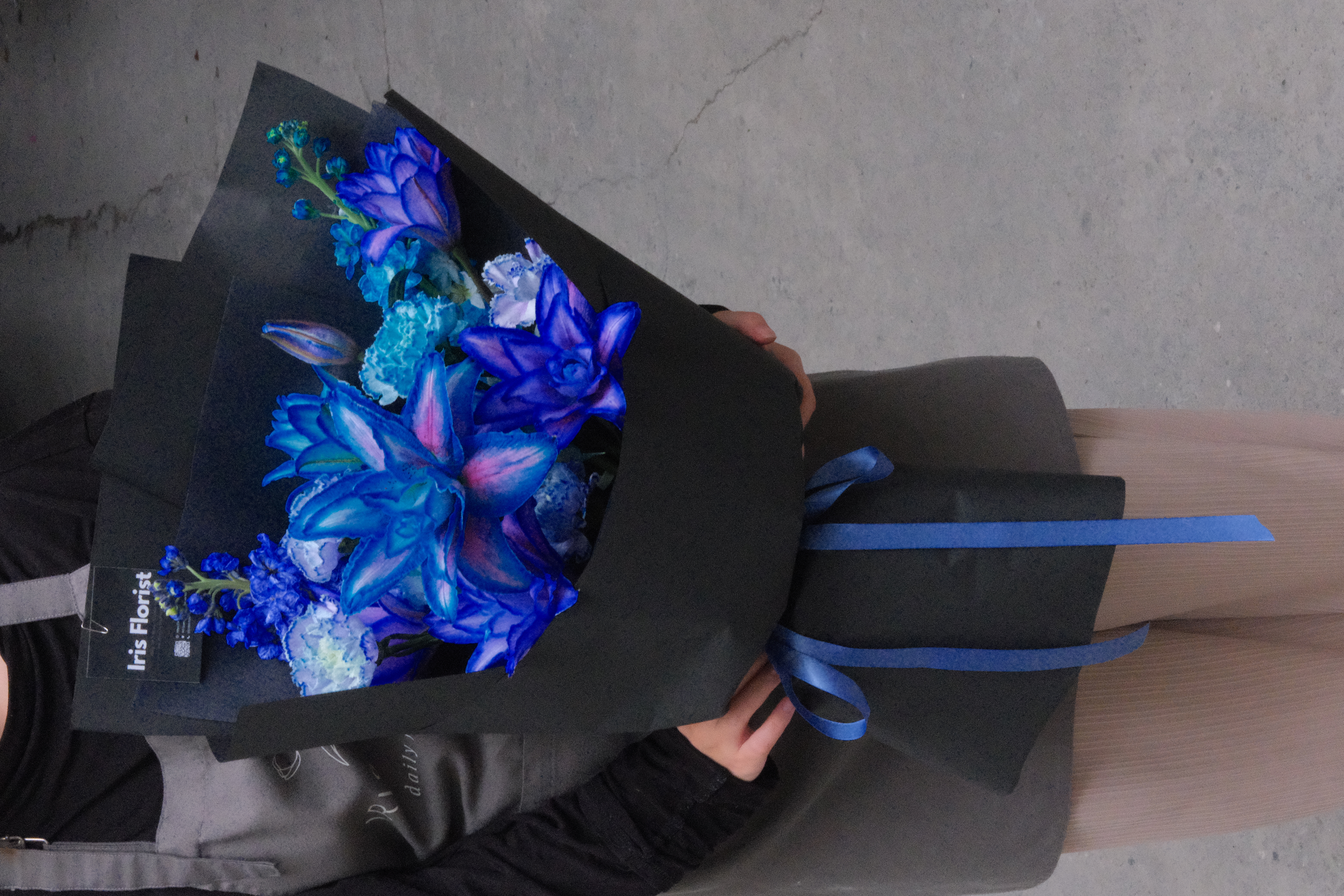 Bó hoa ly xanh mix - Size M_thumbnail_1