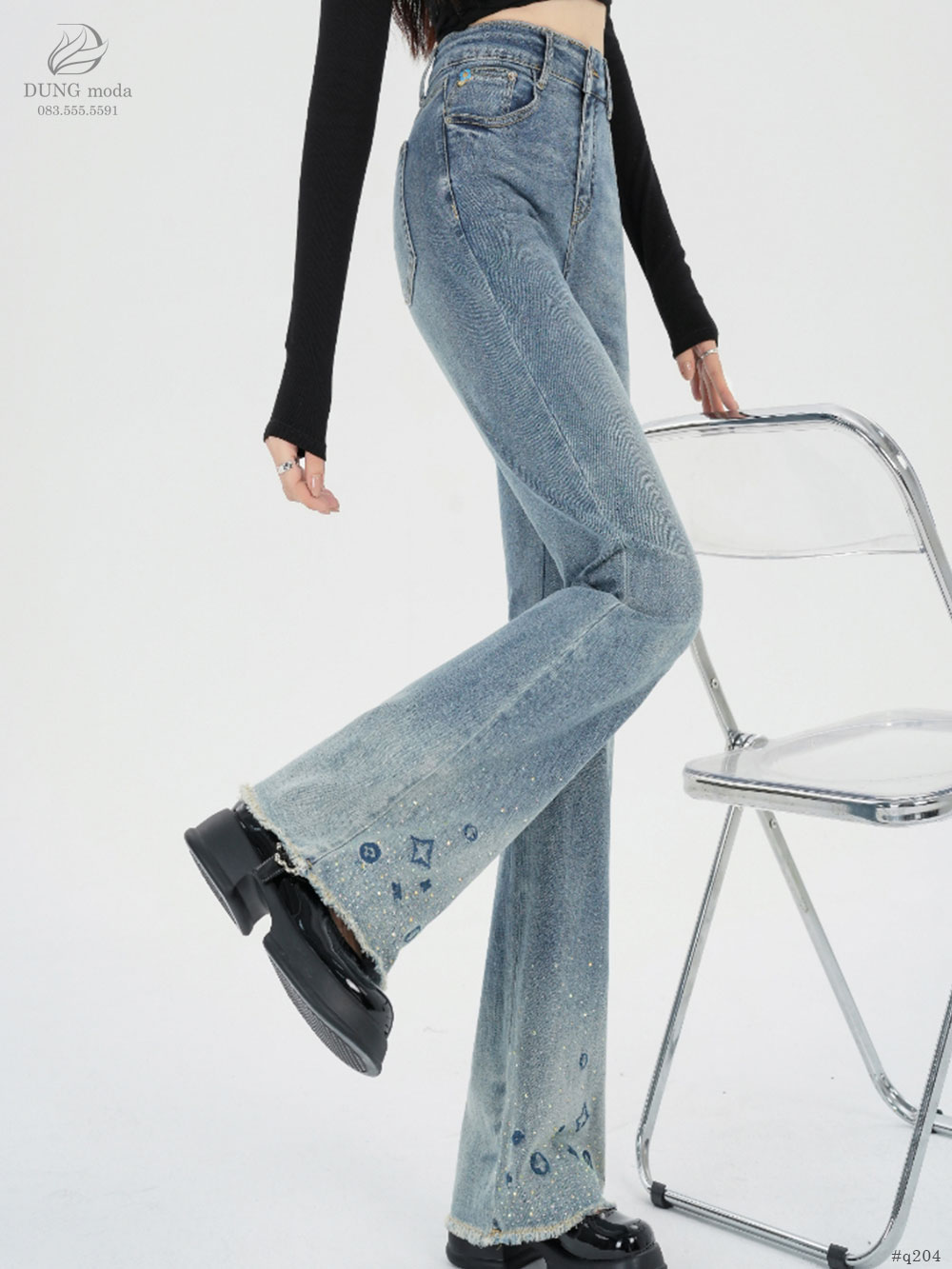 Quần Jean Ống Loe Q204 6805_thumbnail_4