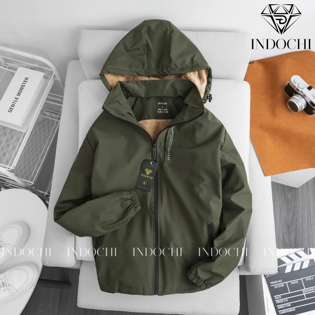 M142 - Áo khoác gió lót lông Unisex tráng bạc chống nước_thumbnail_3