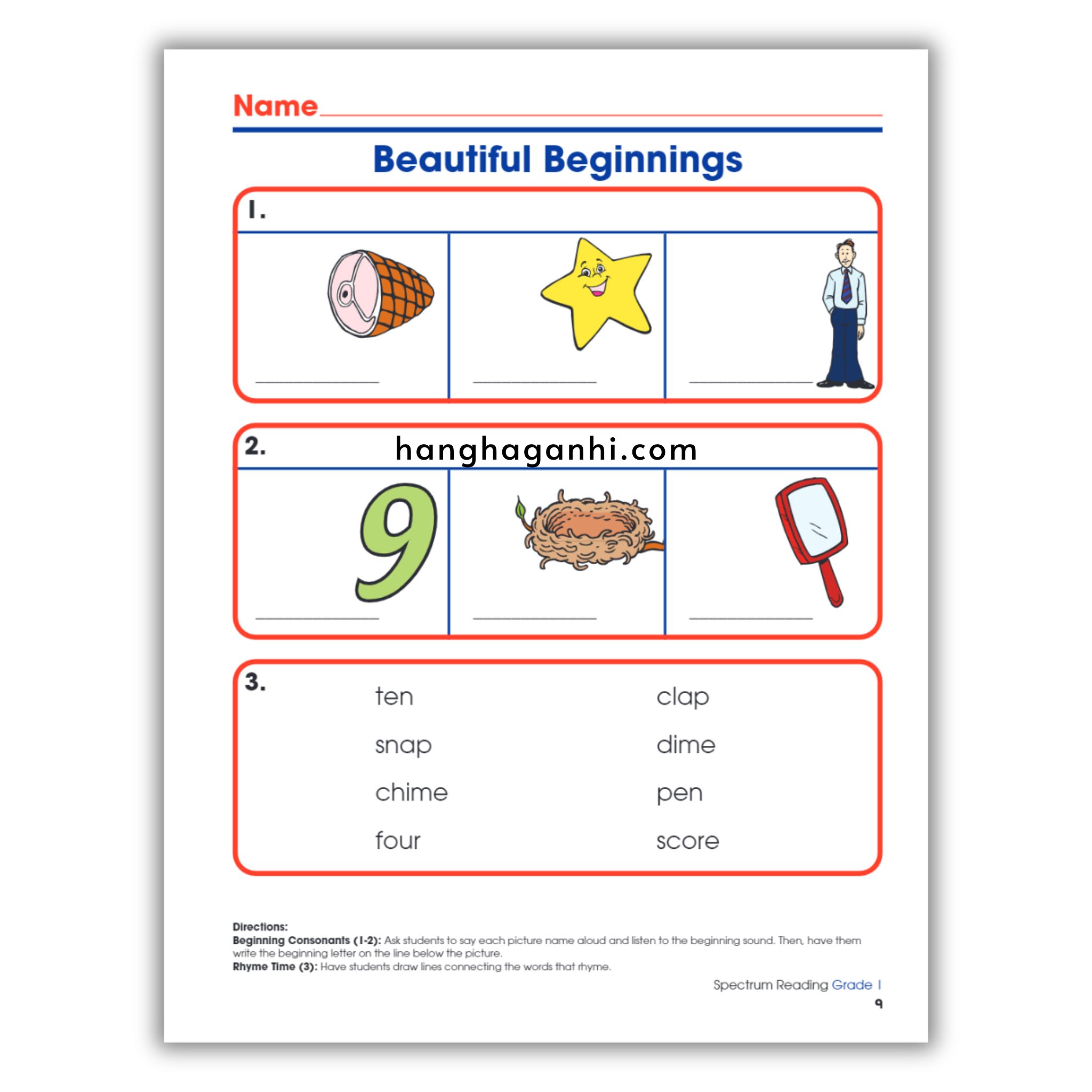Sách Spectrum Reading Workbook Grade 1_thumbnail_2