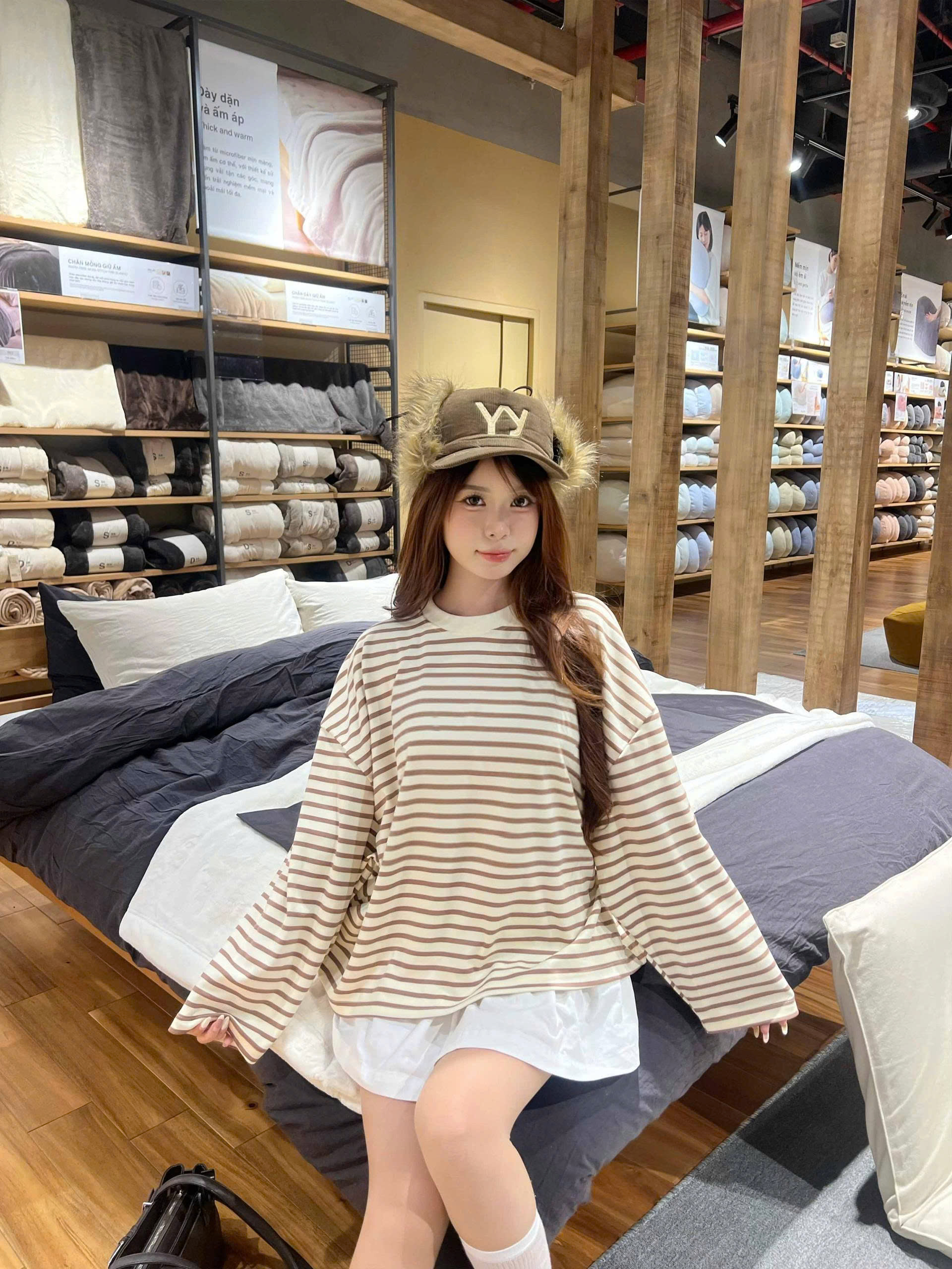 Áo tay dài form boxy Miucho cổ tròn vải thun rib thoáng mát AT00055_thumbnail_7