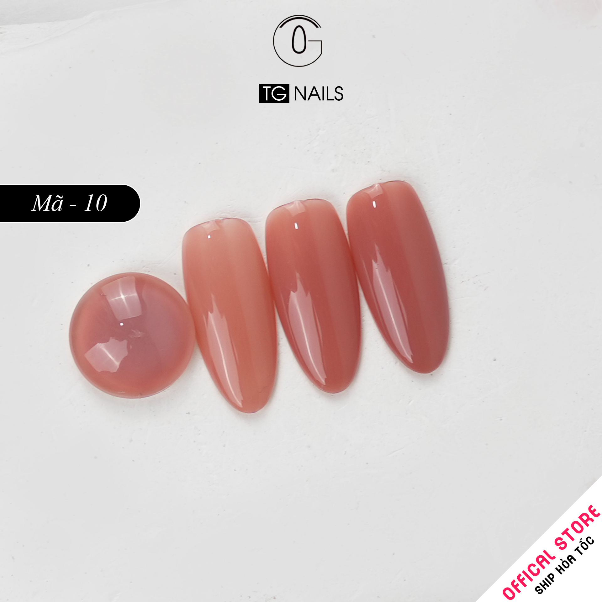 Sơn gel thạch đục TG cọ tròn chai hồng 15ml_thumbnail_16