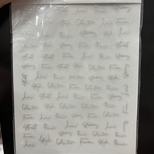 Sticker chữ DH-090