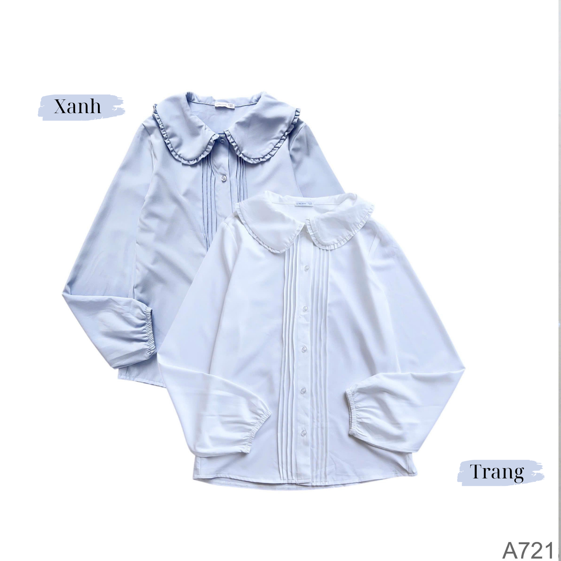Áo sơ mi cổ bèo kids -A721 (SALE)