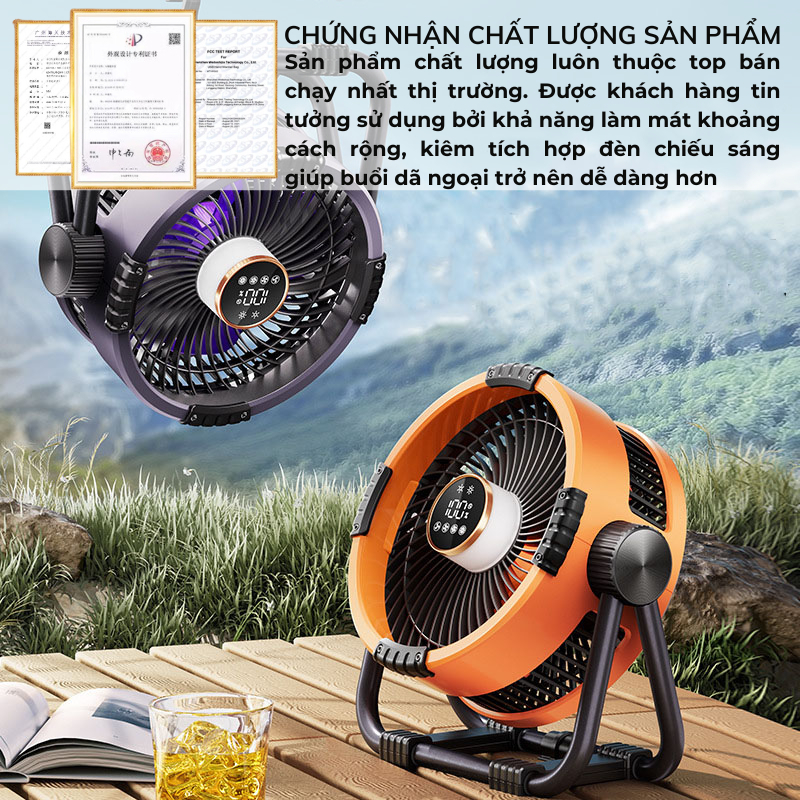 Quạt Tích Điện Mini Để Bàn NMIMART QDN01 - Tiện Lợi và Đa Năng Cho Mọi Chuyến Đi_thumbnail_4