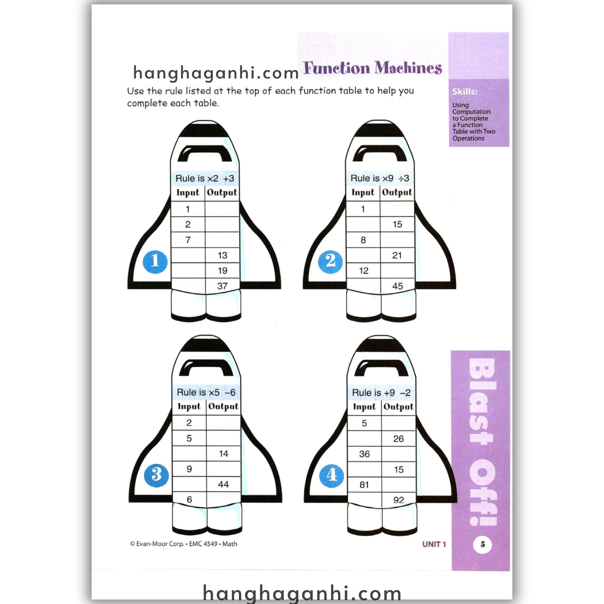 Skill Sharpeners Math Grade 5, Sách Toán Mỹ Evan Moor cho học sinh lớp 5_thumbnail_3