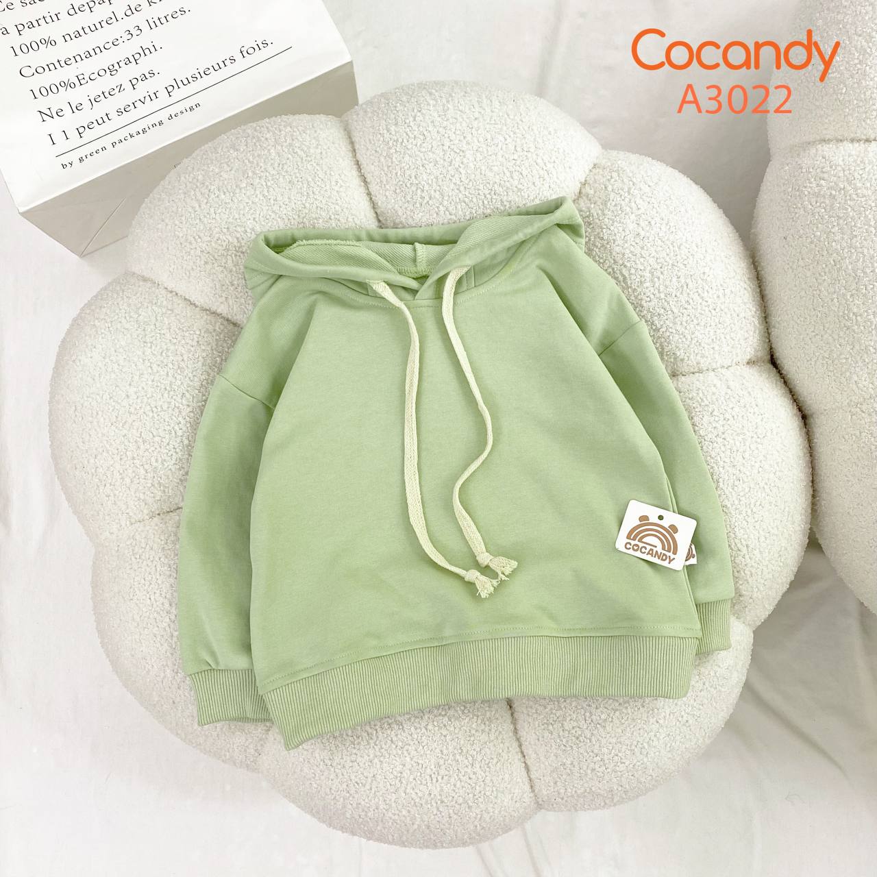 Áo dài da cá XANH LÁ mũ tai gấu_thumbnail_0