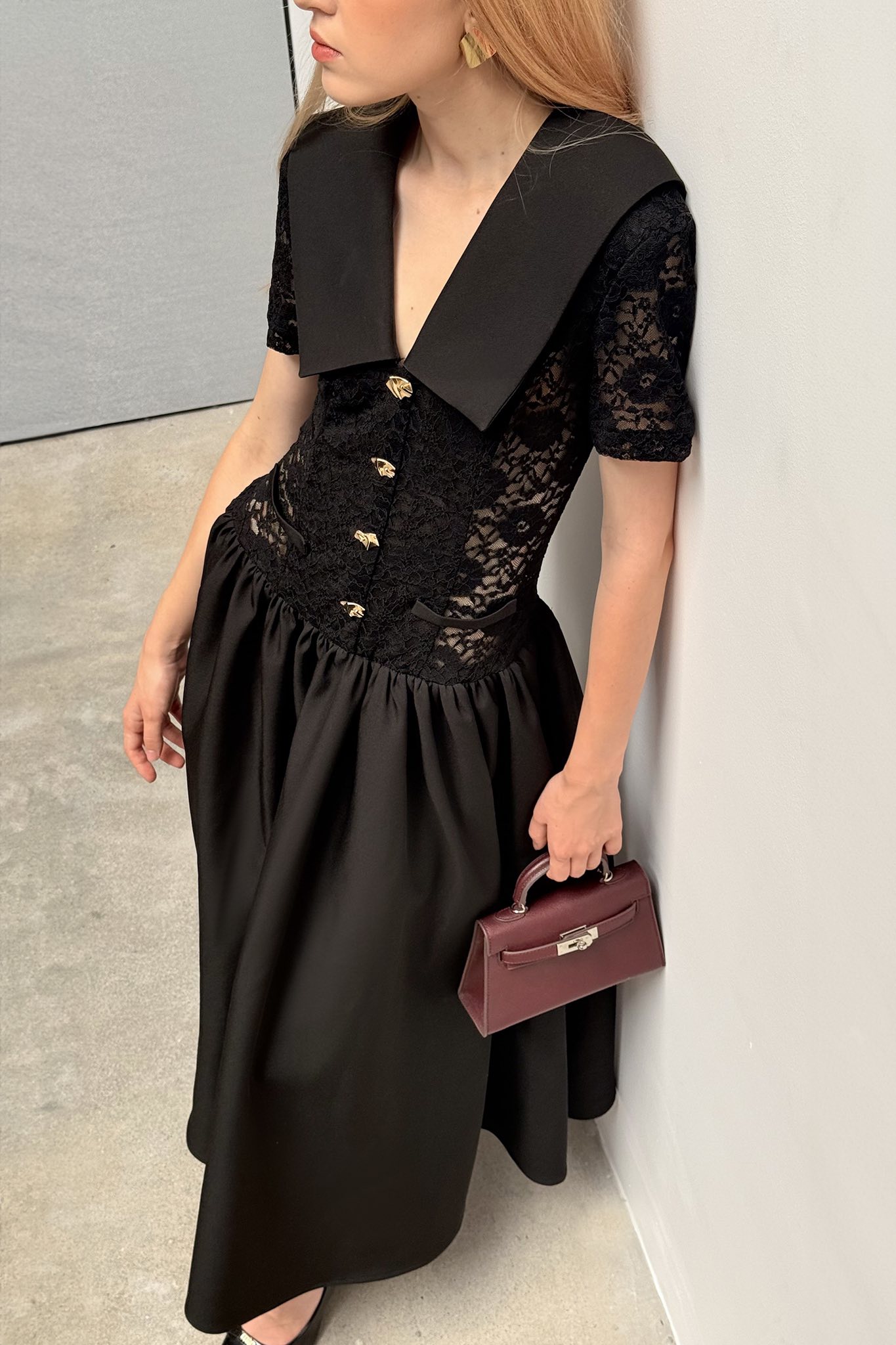 Lace Cape Dress JCV161_thumbnail_3