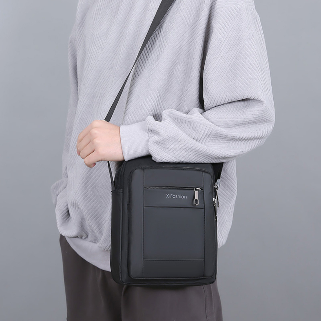 HUBO Small Backpack High Quality Oxford Business Shoulder Bag For Men_thumbnail_7