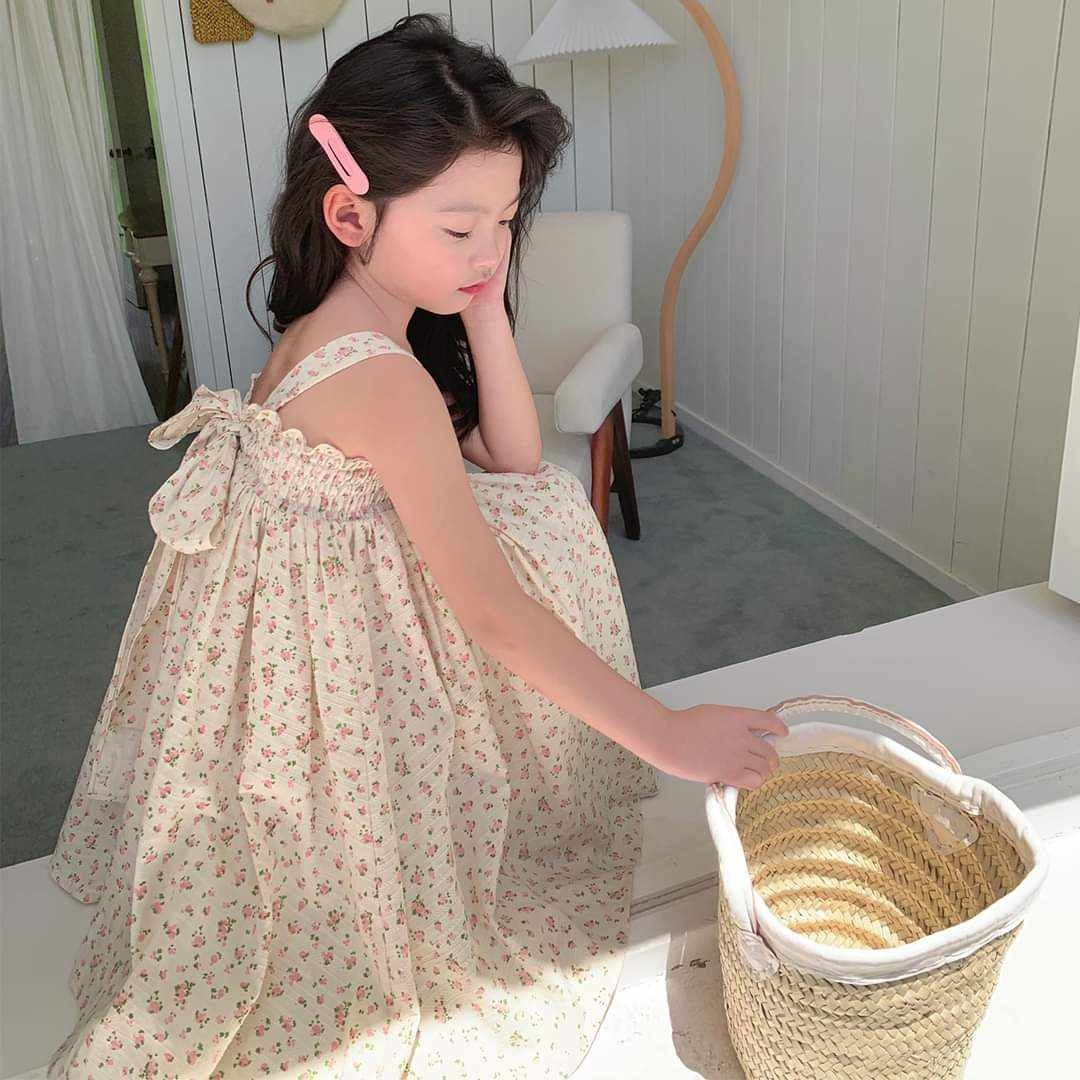 Váy hai dây hoa nhí VA23057