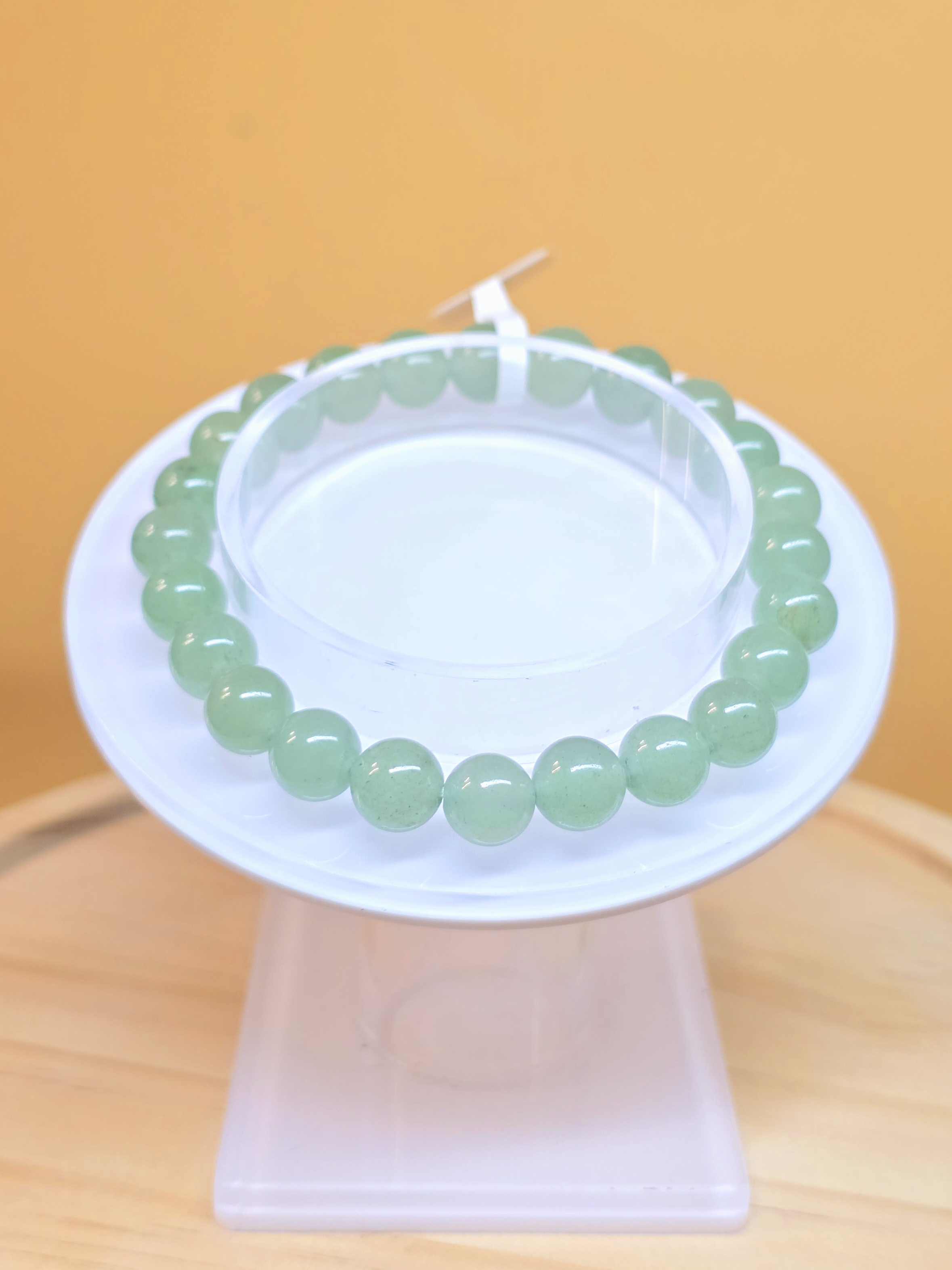 Vòng Tay Đá Thạch Anh Xanh Green Aventurine Ngọc Đông Linh
