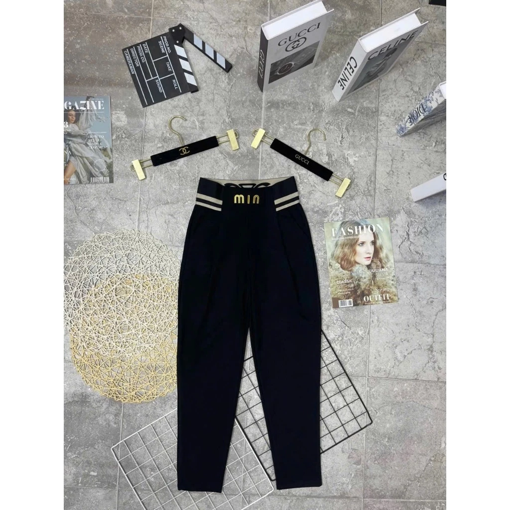 Quần Baggy umi MIN siêu thoải mái chất vải umi Hàn cao cấp co giãn 4 chiều_thumbnail_1