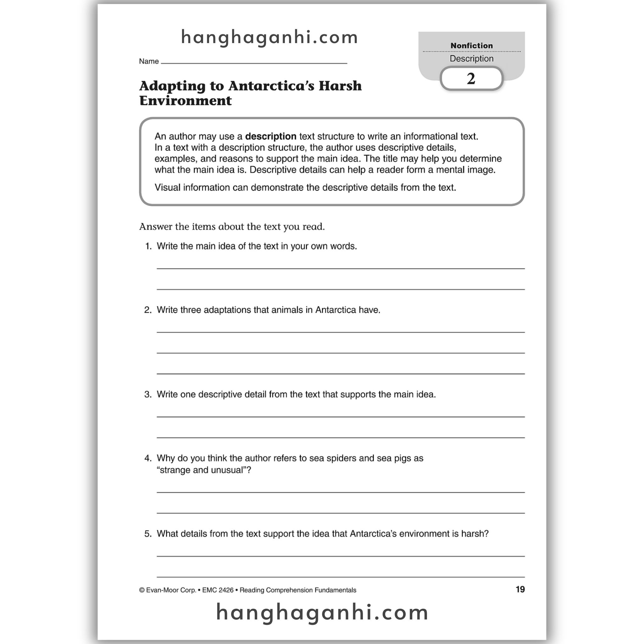 Reading Comprehension Fundamentals grade 6_thumbnail_8