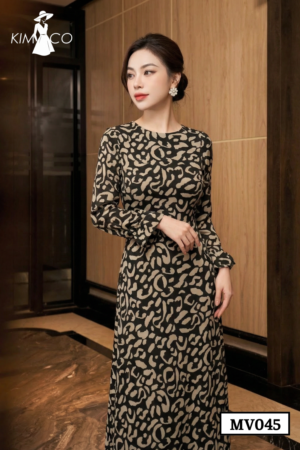 Midnight Pattern Dress - MV045