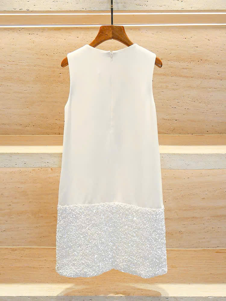 16103-Đầm trắng sát nách cổ kết nơ phối viền (chéo nhật,lót)_thumbnail_1