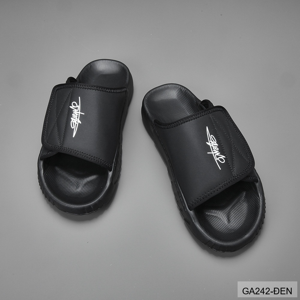 GA242 - Dép xỏ ngón nam da bò phong cách trẻ trung màu trắng đen_thumbnail_13