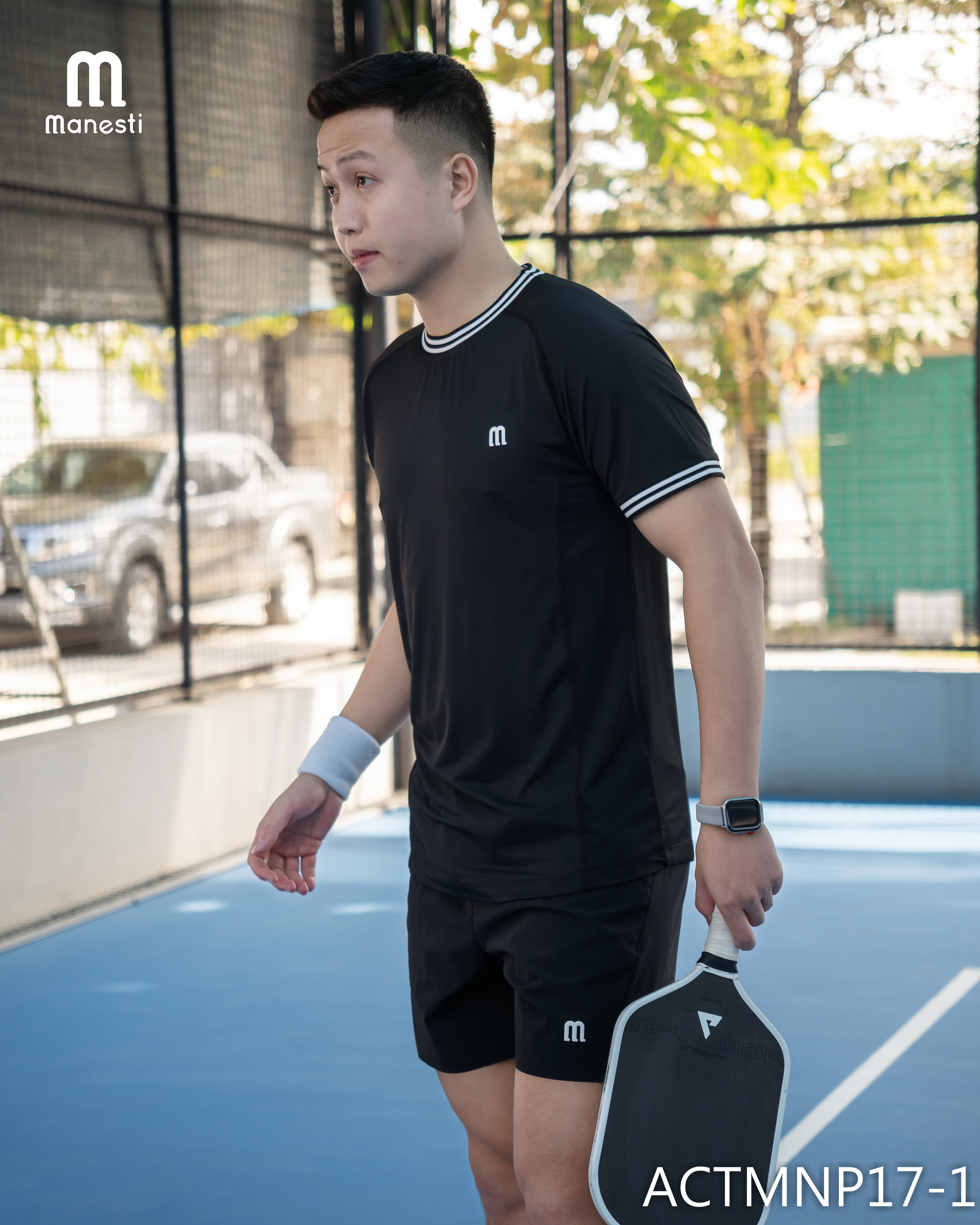 Áo thun thể thao nam chơi Pickleball/Tennis AirMesh Manesti_thumbnail_56