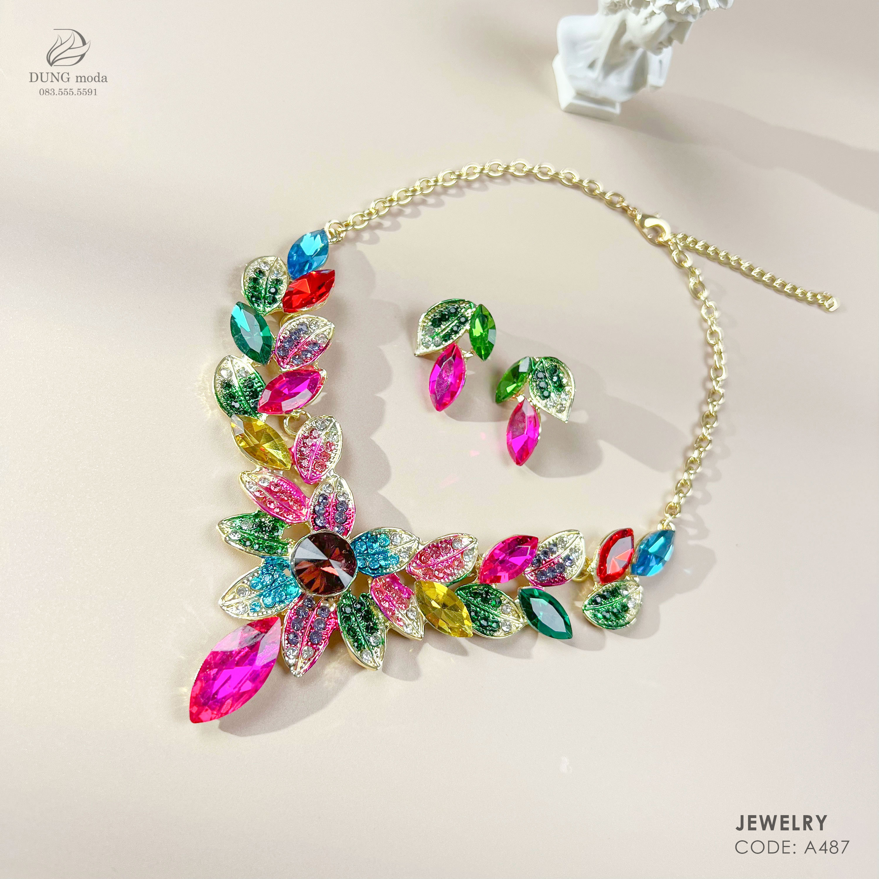 Bộ Trang Sức Pha Lê A487_thumbnail_2