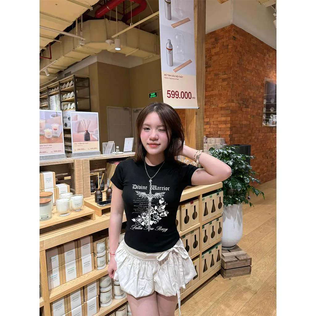 Áo baby tee nữ form ôm hack dáng cá tính Beezy 3396_thumbnail_5