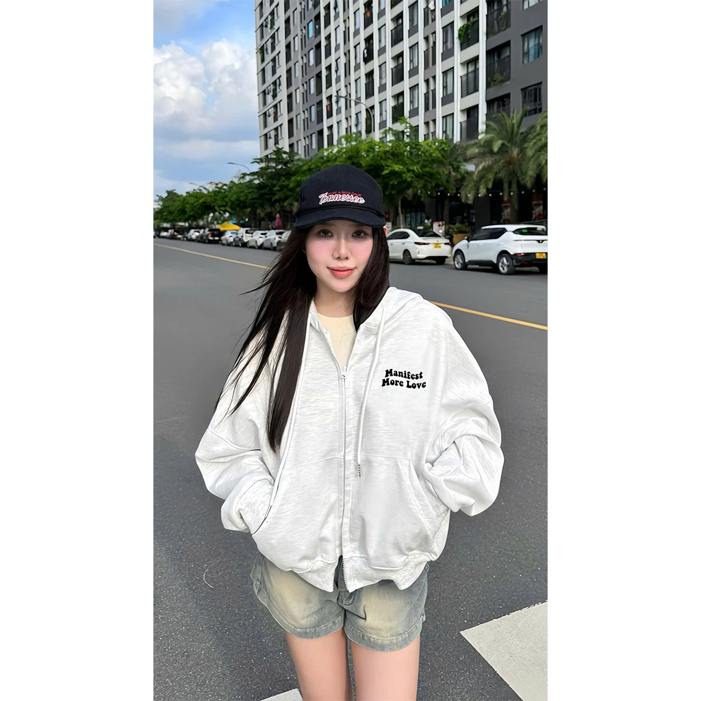 Áo hoodie zip boxy couple hình phối chữ dễ thương Miucho Club nỉ 2 da thoáng mát dày dặn 2993_thumbnail_2