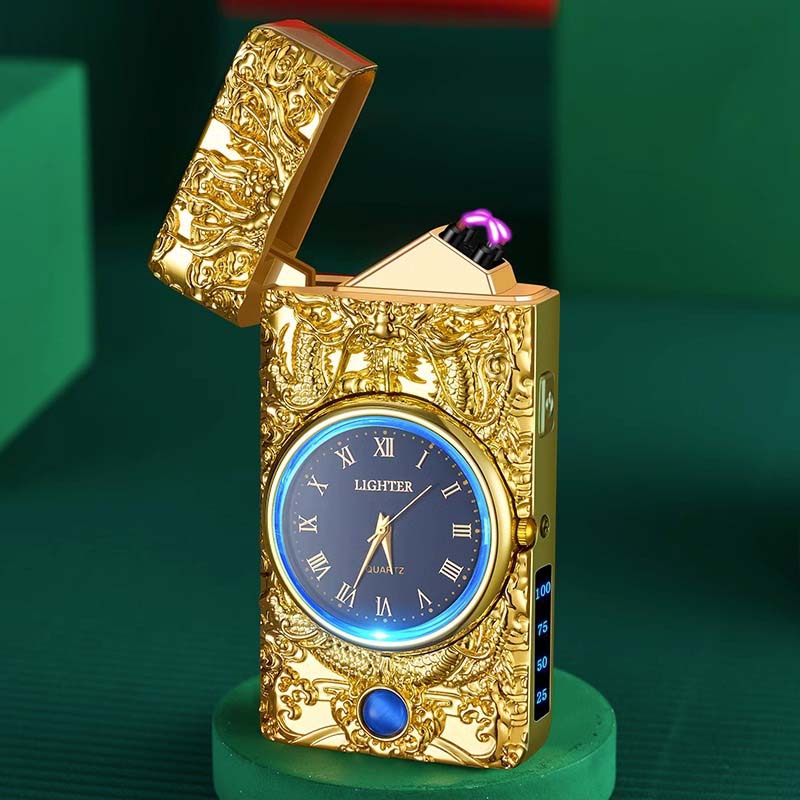 Bật lửa điện DK2215 rồng vàng và đen_thumbnail_2